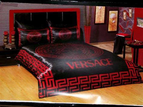 red versace comforter|versace bedroom set for sale.